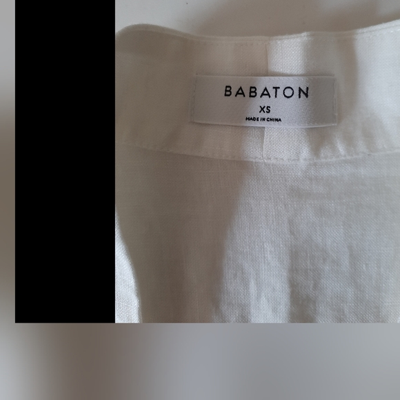 Aritzia Babaton 100% Linen Crop Top - Picture 6 of 8